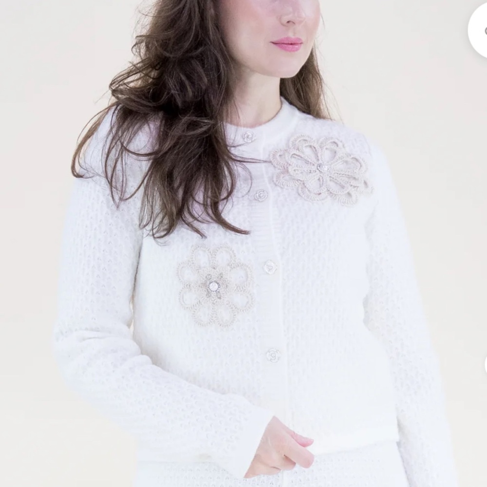 Embroidered cardigan